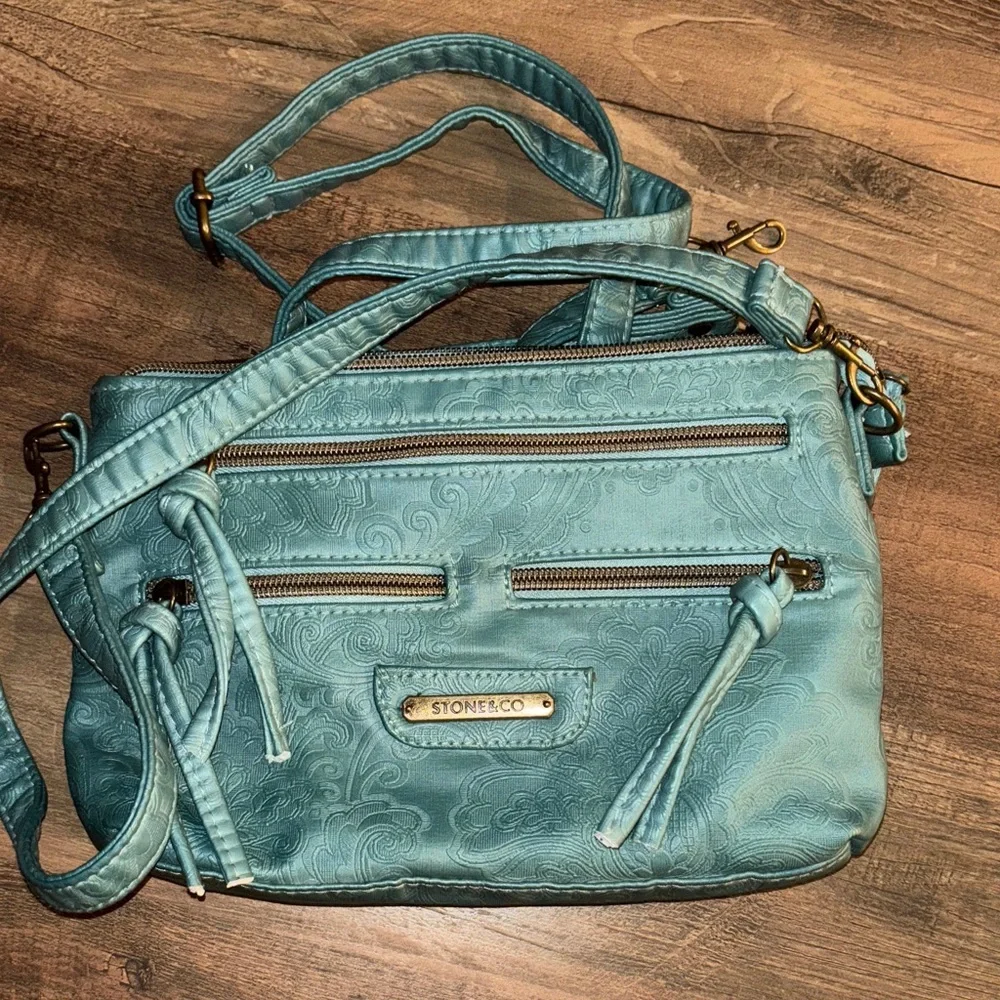 Stone & Co. Teal Crossbody Bag